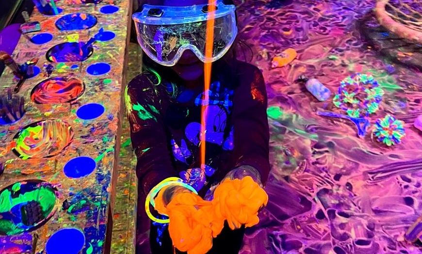 Image 2: Ultimate UV Paint Party in Maleny for Ages 18 months and above