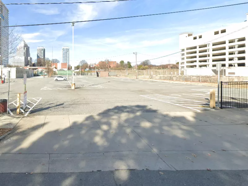 Parking at 625 N. Brevard St. Lot