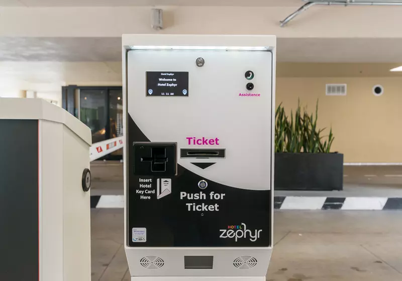 Parking at Hotel Zephyr Garage