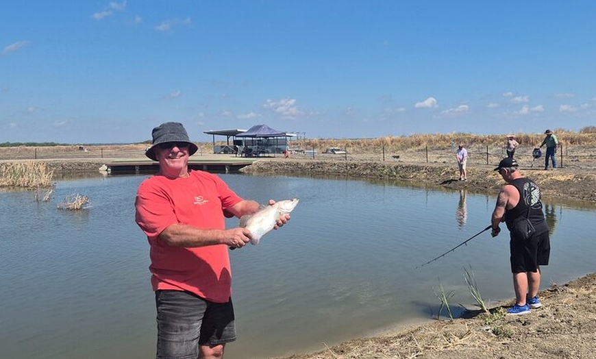 Image 10: Hooked On Barra - Land Based Barramundi Fishing Experience