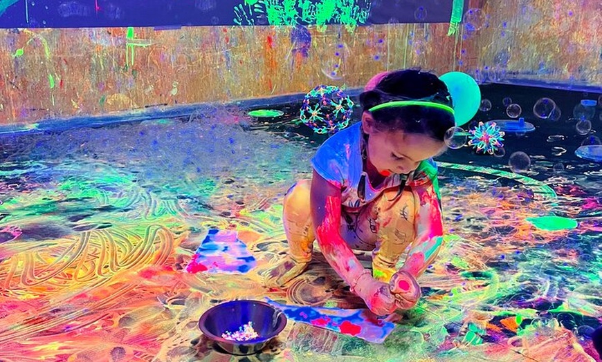 Image 9: Ultimate UV Paint Party in Maleny for Ages 18 months and above