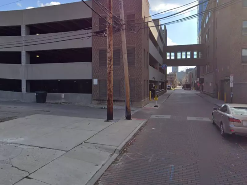 Parking at 848 N. Pearl St. Garage