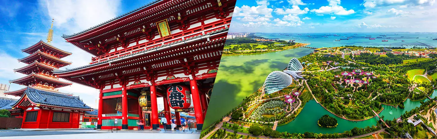 ✈ SINGAPUR & JAPAN | Von Singapur nach Osaka - Erleben Sie auf dieser Rundreise Singapur und Japan, 12 Nächte - Rundreise - Primary Image