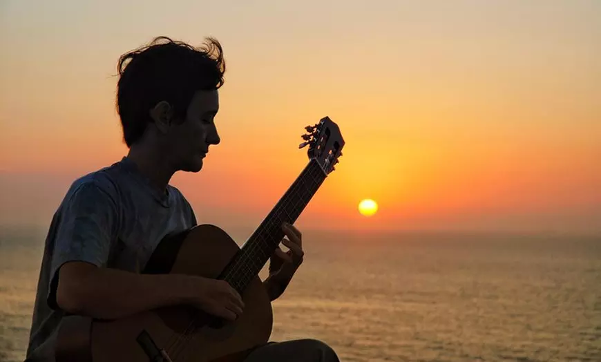 Image 1: Barcelona Sunset Private Sailing & Live Spanish Guitar & open Bar