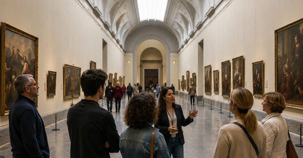 Museo del Prado en Madrid durante una visita privada