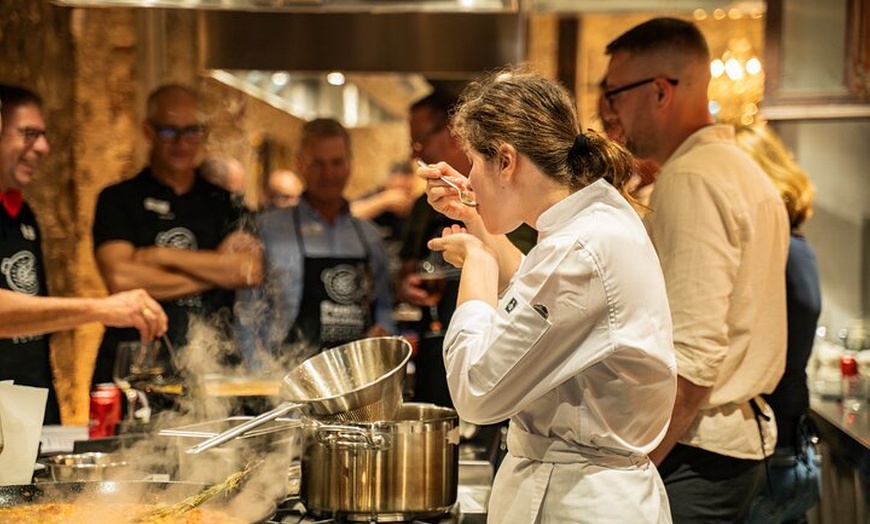 Image 4: Barcelona Paella Cooking Class &amp; Boqueria &amp; Hofmann-Trained Chefs