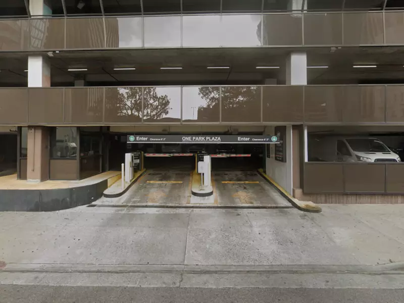 Parking at One Park Plaza Garage