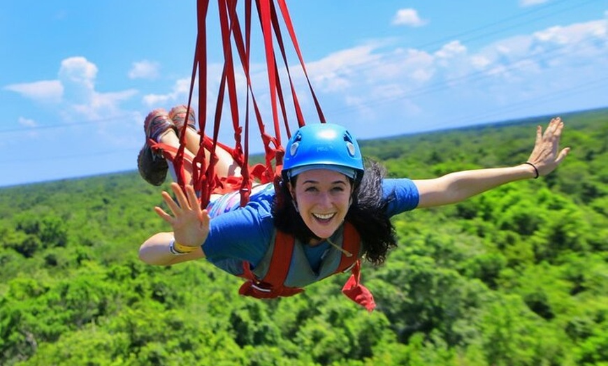 Image 22: ATV Ziplines Aquazip and Bungee Adventure at Cenote
