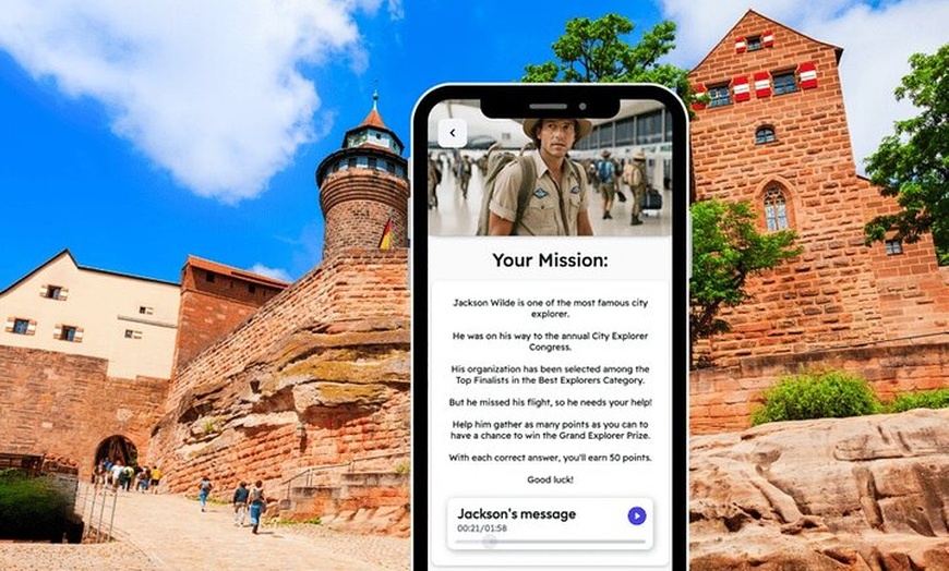 Image 2: Nürnberg-Erkundungsspiel und Stadtrundfahrt auf Ihrem Handy