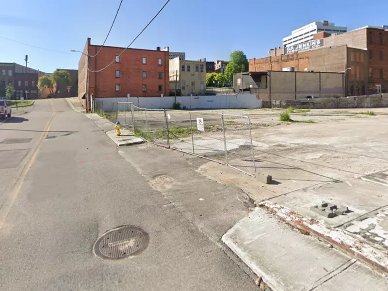 Parking at 121 State St. SW. Lot