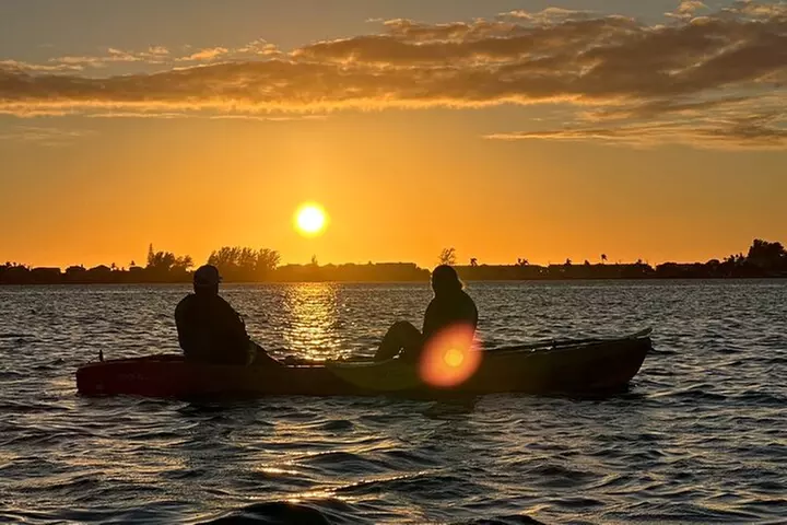 Sunset Kayaking with Dolphins
