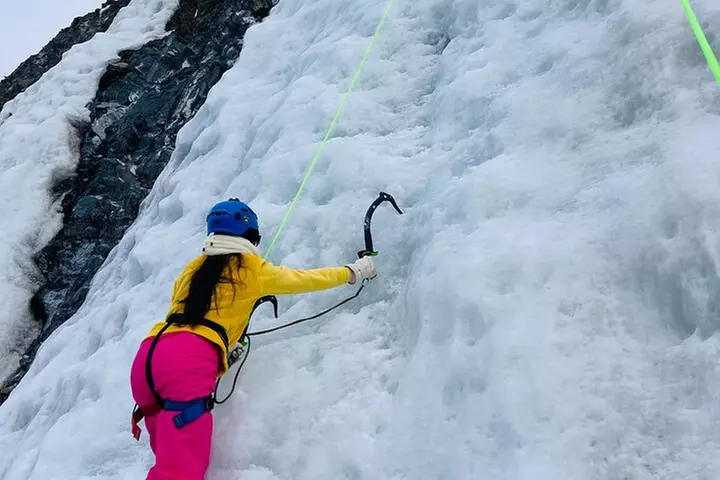 Winter Ice Climbing from Seward