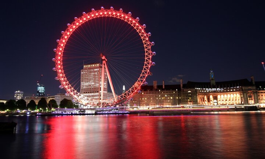 Image 4: Group Tour of London by Night on Open-Top Bus with live guide