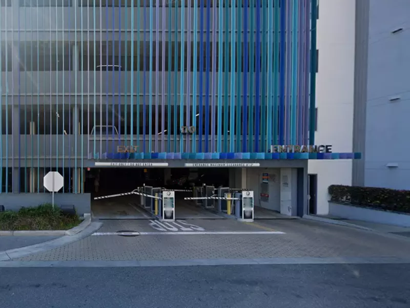 Parking at Hotel Fera Anaheim Garage