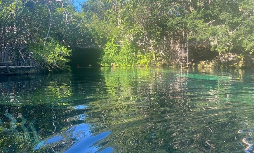 Image 5: Sacred Waters: 3 Cenotes & Hidden Lagoon from Cancun