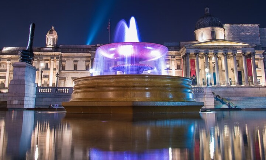 Image 3: Group Tour of London by Night on Open-Top Bus with live guide