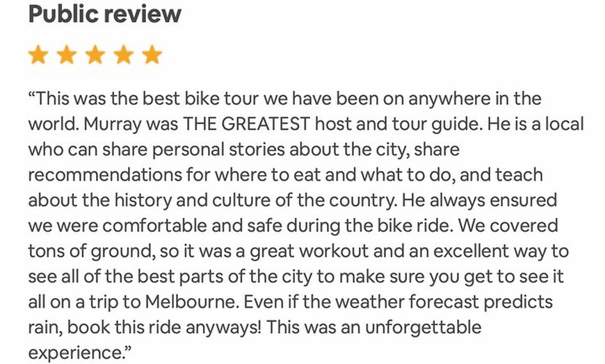 Image 6: Famous Melbourne City Bike Tour