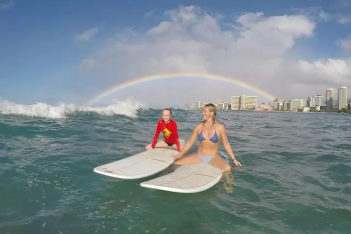 Family, Private & Group Surfing Lessons, Waikiki Courtesy Shuttle