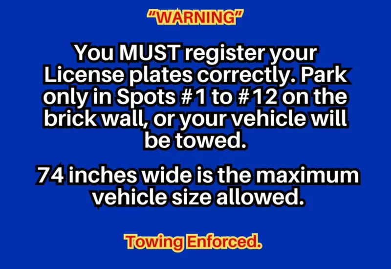 Parking at 3923 N Clarendon Ave. Lot- Spots #1-12