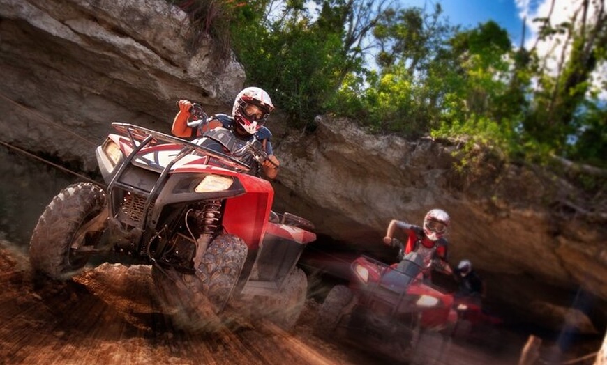 Image 12: ATV Ziplines Aquazip and Bungee Adventure at Cenote