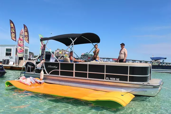 Okaloosa Island Fun Half Day Pontoon Boat Rental