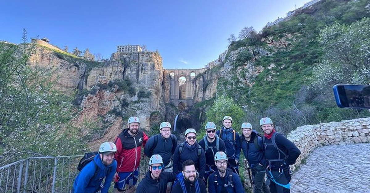 Actividad de vías ferratas en la Serranía de Ronda, Málaga