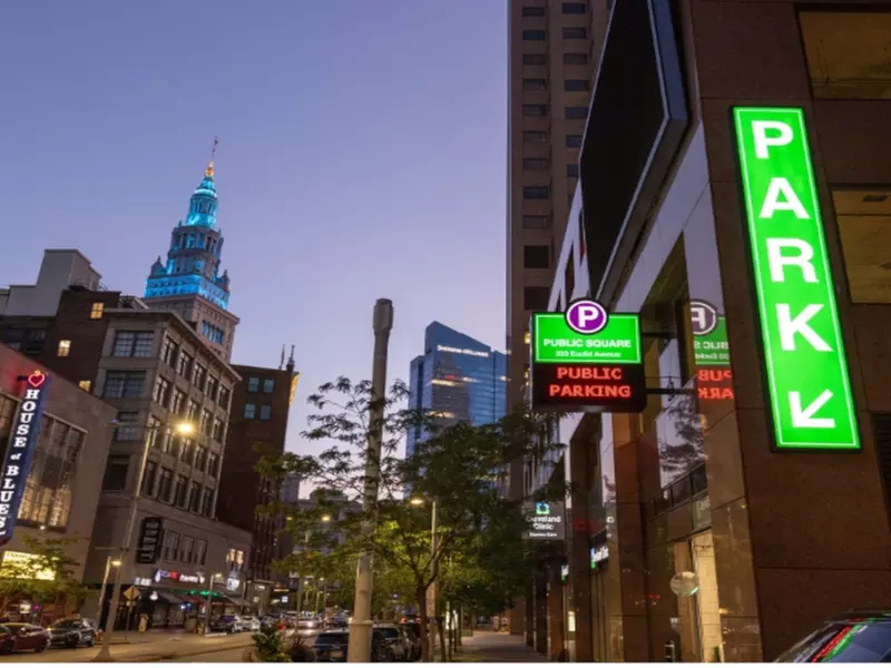 Parking at Public Square Self Park Garage