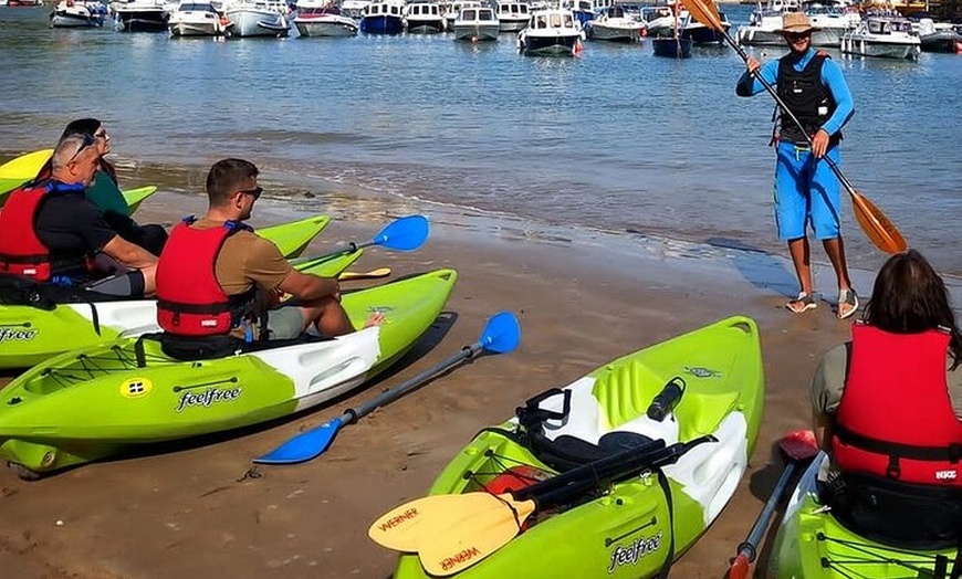 Image 4: Guided kayaking trip exploring the secrets of the Tenby coastline