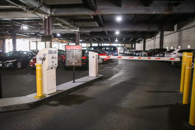 Parking at Underground Entrance - NBC Tower Parking Lot