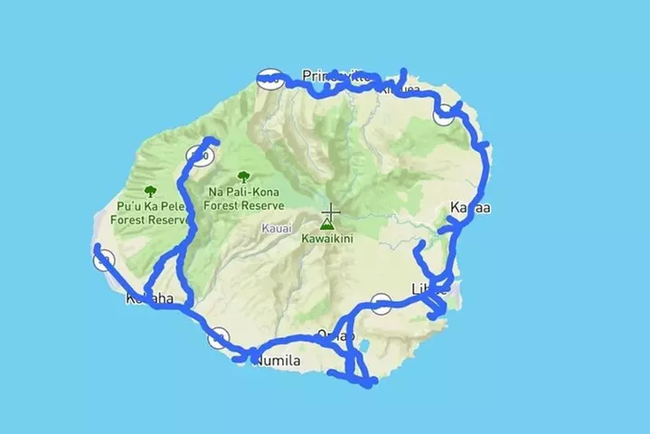 Self-Guided Audio Driving Tour in Kauai
