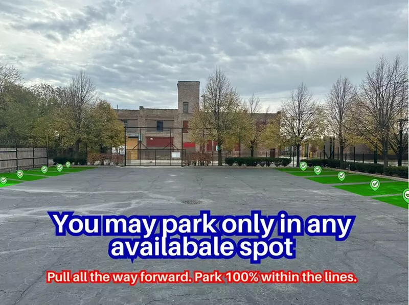 Parking at 1850 - 1856 W. Walnut St. Lot