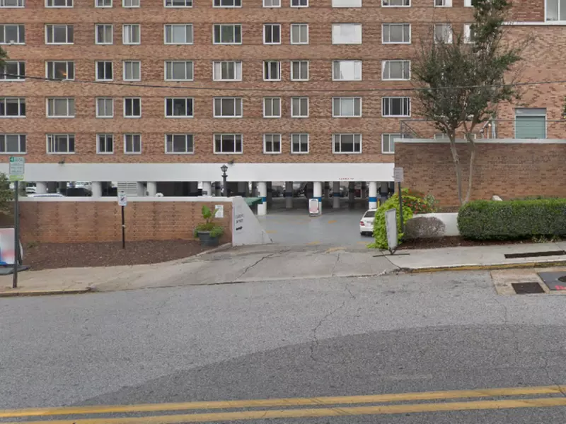Parking at 710 Peachtree St. Lot