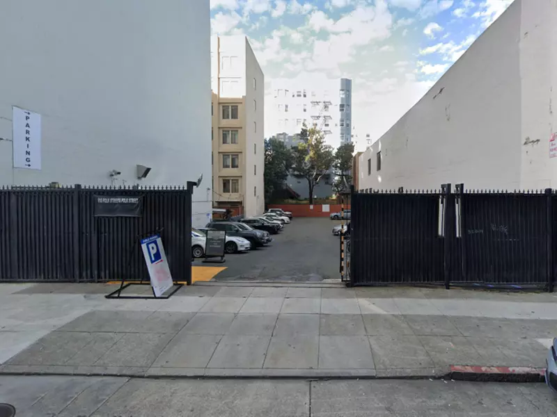 Parking at 610 Polk St. Lot