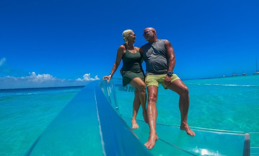 Image 8: Isla Mujeres Clear Boat Ride + Free Photo at Reef & Marine Life