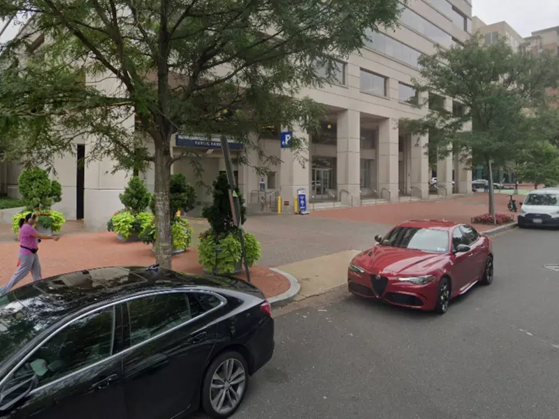 Parking at 2445 M St. NW. Garage