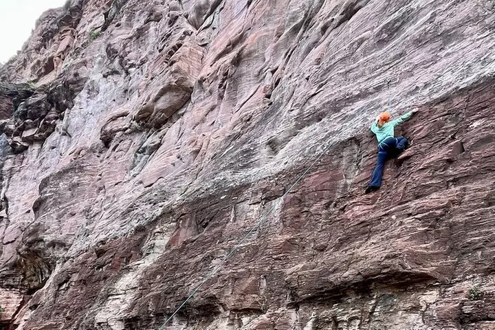 Full Day Rock Climbing in Ouray - Second Medium