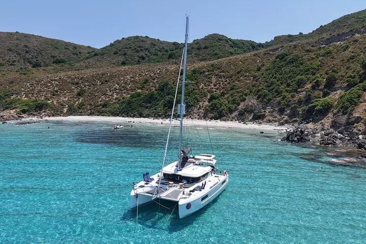 Excursion Agriates et Coucher de soleil en Catamaran L'ile-rousse