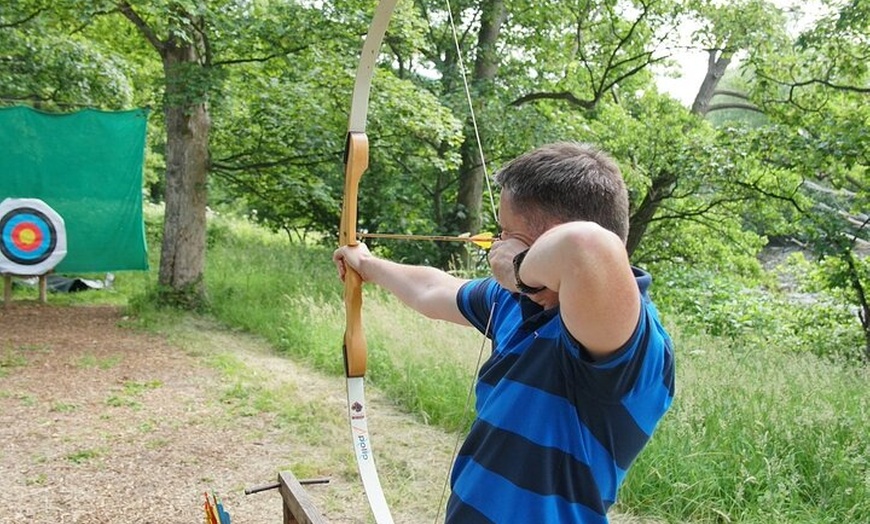 Image 3: Archery & Axe Throwing in Llangollen