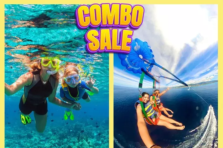 Parasailing and Snorkeling Combo Tour - Primary Image