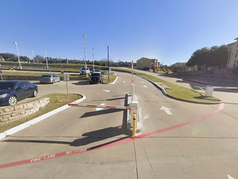 Parking at Hilton Dallas Rockwall Lot