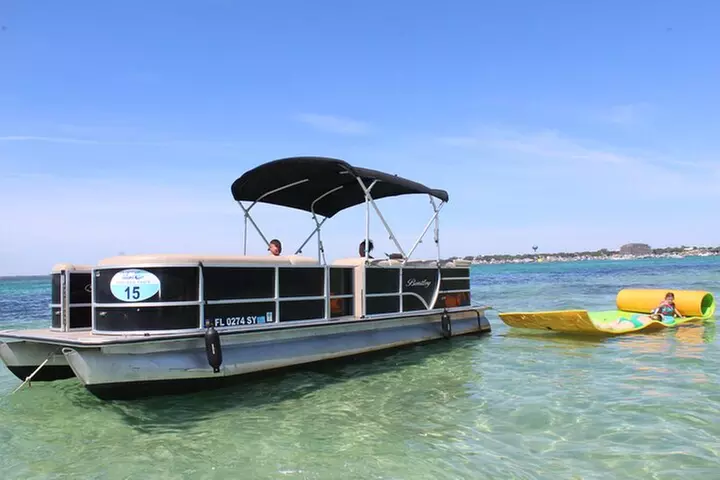 Okaloosa Island Fun Half Day Pontoon Boat Rental