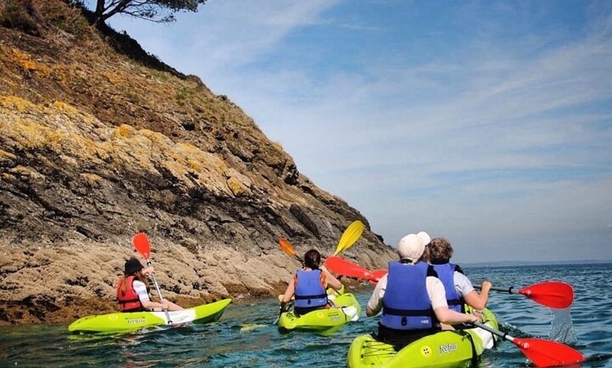 Image 14: Guided kayaking trip exploring the secrets of the Tenby coastline