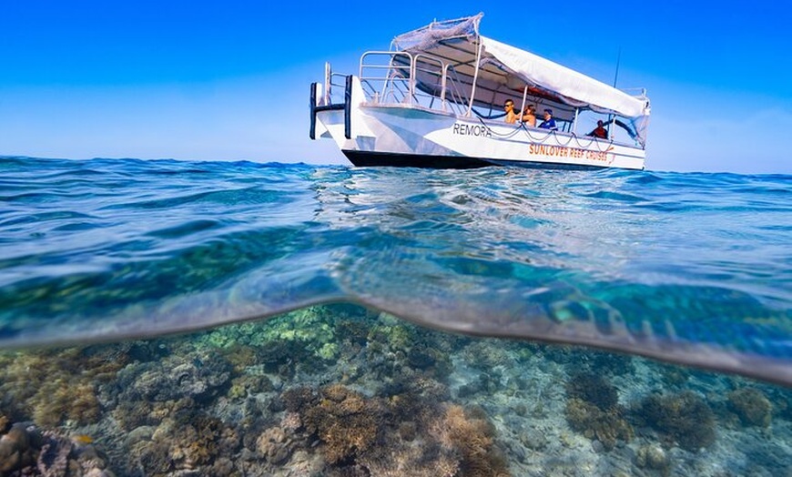 Image 9: Reef Tour with SCUBA Dive from Cairns, pontoon with activities