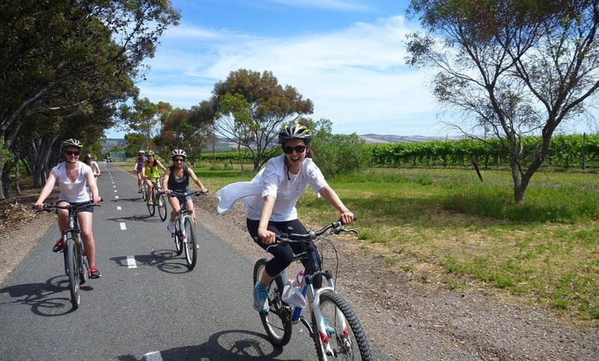 Image 1: McLaren Vale Wine Tour by Bike