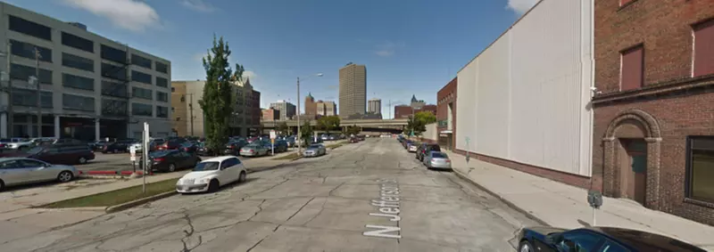 Parking at 315 N. Jefferson St. Lot