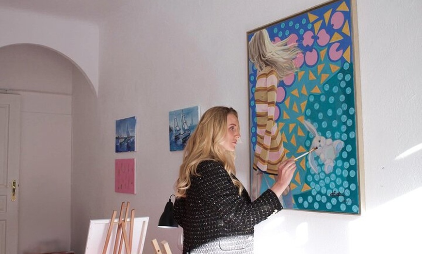 Image 9: 2 heures Activité privée de peinture à Vallauris Artist Studio