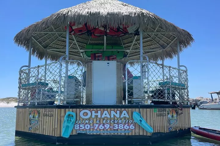 Private 3 Hour Tiki Boat Tour to Shell Island - Primary Image