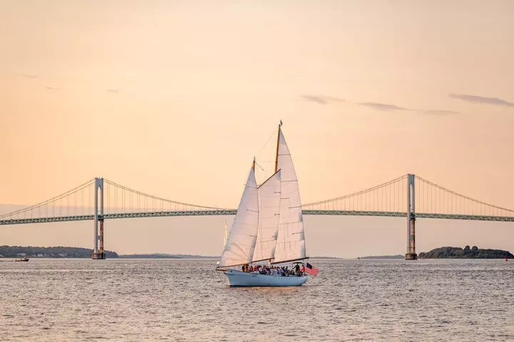 Newport Sunset Sail on Classic Sailboat
