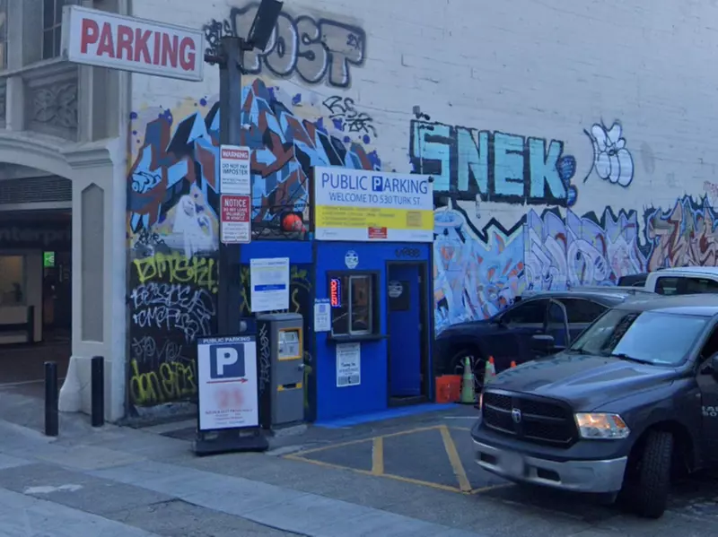 Parking at 530 Turk St. Lot