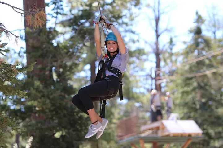 Zipline Tour - 9 high-speed ziplines & fun suspension bridge